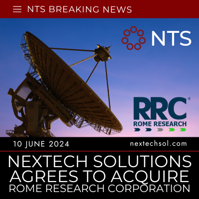 Nexttech solutions agrees to acquire rome research corporation