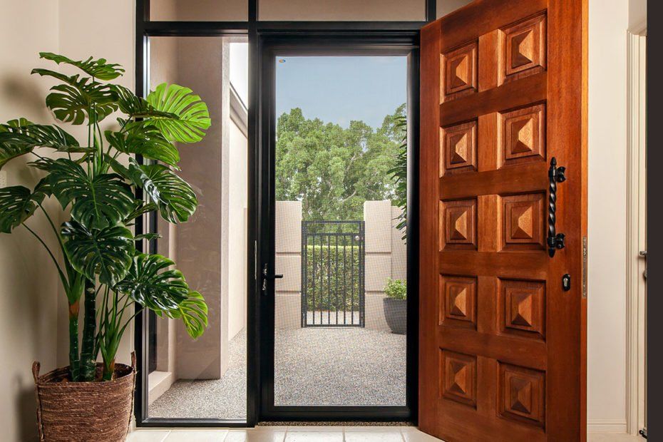 Front Door Installation — Security Doors in Garbutt, QLD
