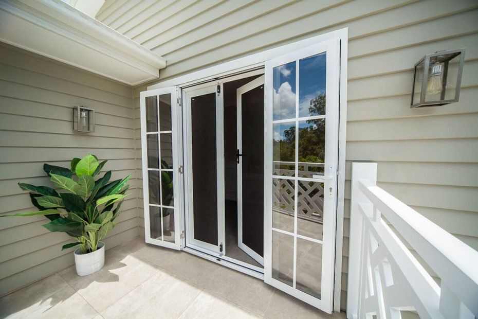 French Doors Installed — Security Screens in Garbutt, QLD