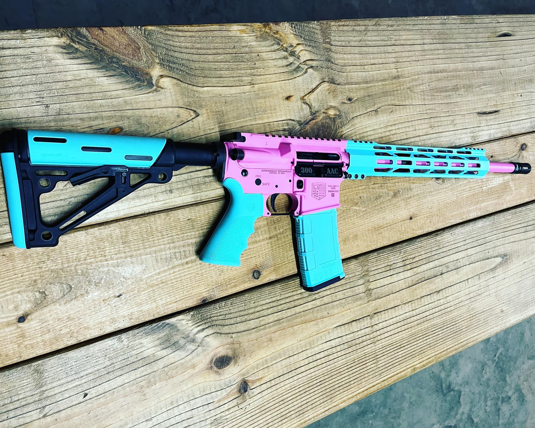 Cotton Candy Cerakote Gun 3H Tactical and Gunsmithing
