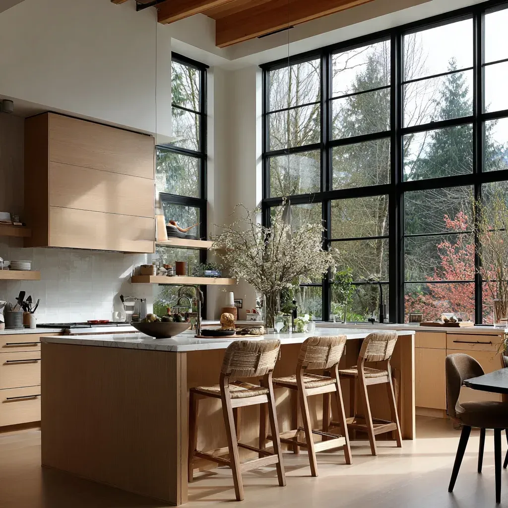 Vancouver kitchen remodeling transformation featuring custom full-height cabinetry, quartz waterfall island, porcelain tile backsplash, engineered hardwood flooring, and complete design-build kitchen renovation in Vancouver BC.
Modern Vancouver kitchen renovation with structural wall removal, open-concept layout redesign, granite island installation, and licensed kitchen remodeling contractors.
Luxury kitchen remodeling Vancouver BC showcasing marble slab countertops, bespoke millwork cabinetry, integrated Thermador appliances, and recessed LED lighting upgrades.
Contemporary Vancouver kitchen remodel including cabinet replacement, quartz countertop installation, glass tile backsplash, and luxury vinyl plank flooring enhancement.
Residential kitchen renovation Vancouver BC with custom pantry systems, granite countertops, tile flooring installation, and professional renovation project management.