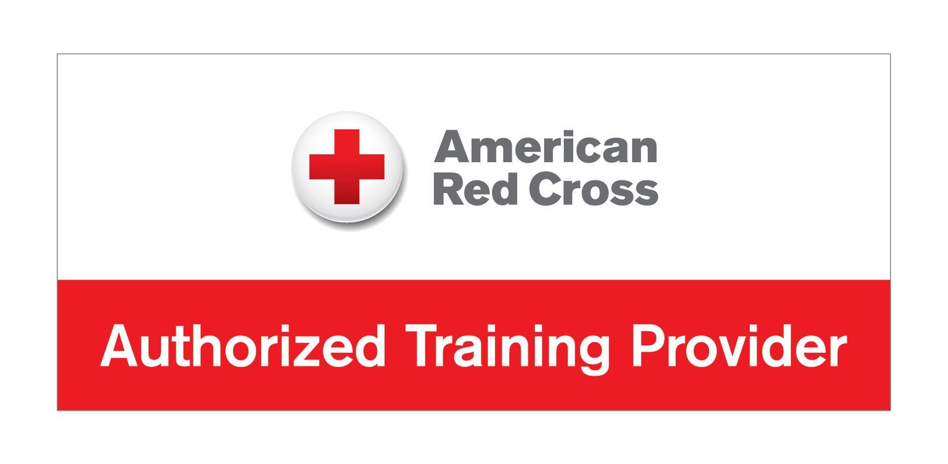 The american red cross is an authorized training provider.