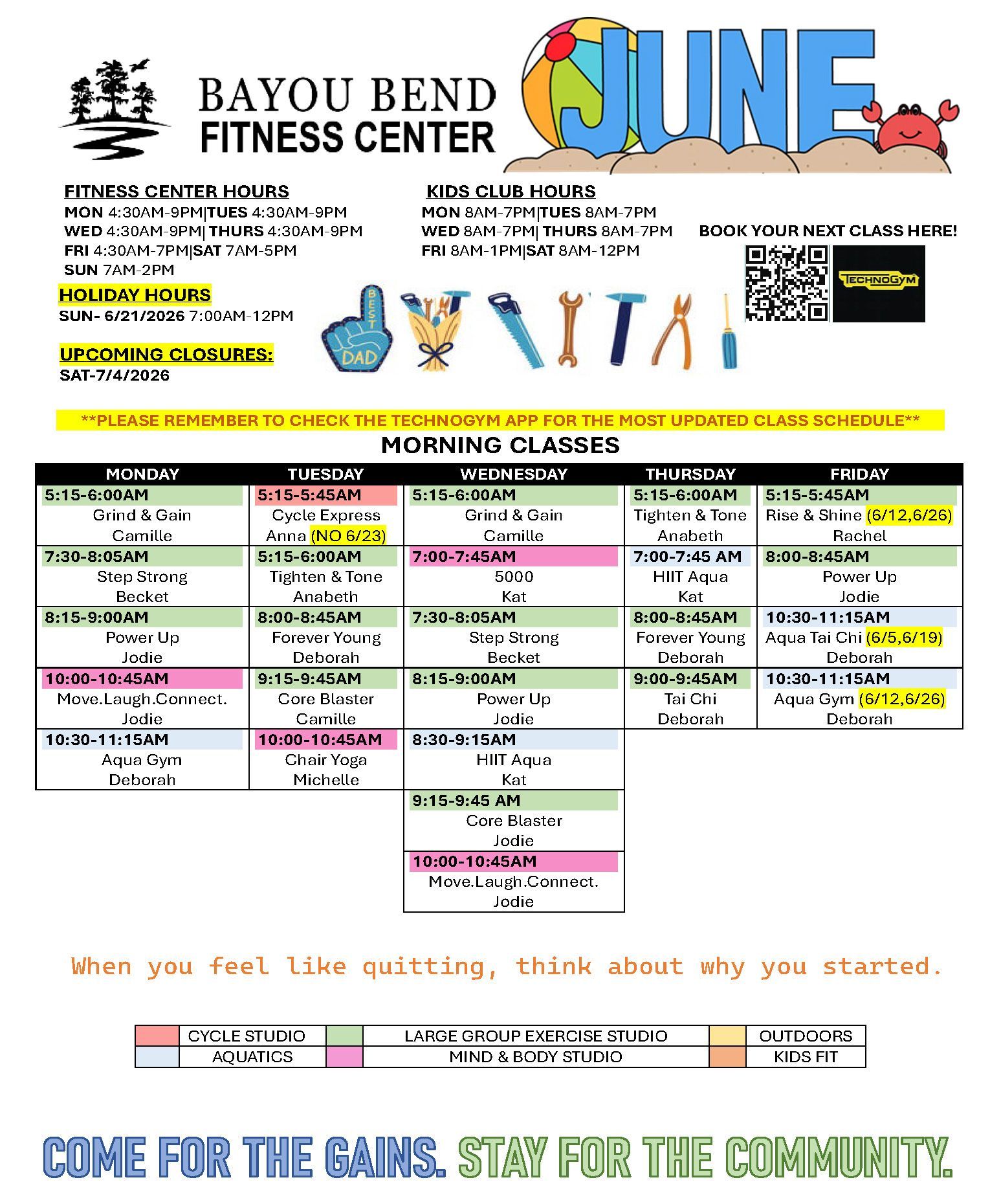 Fitness Programs/Classes | Bayou Bend Health Clinics