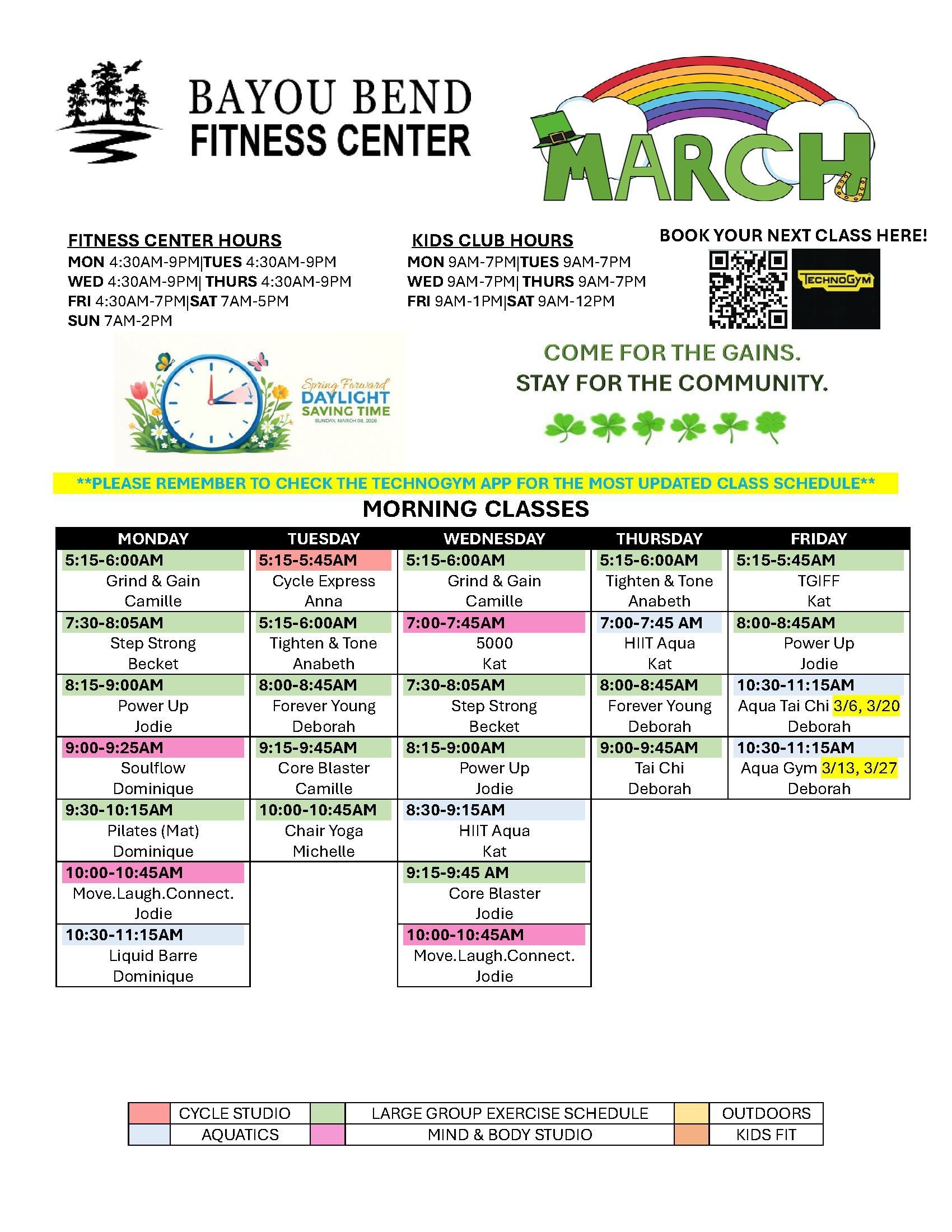 Fitness Programs/Classes | Bayou Bend Health Clinics