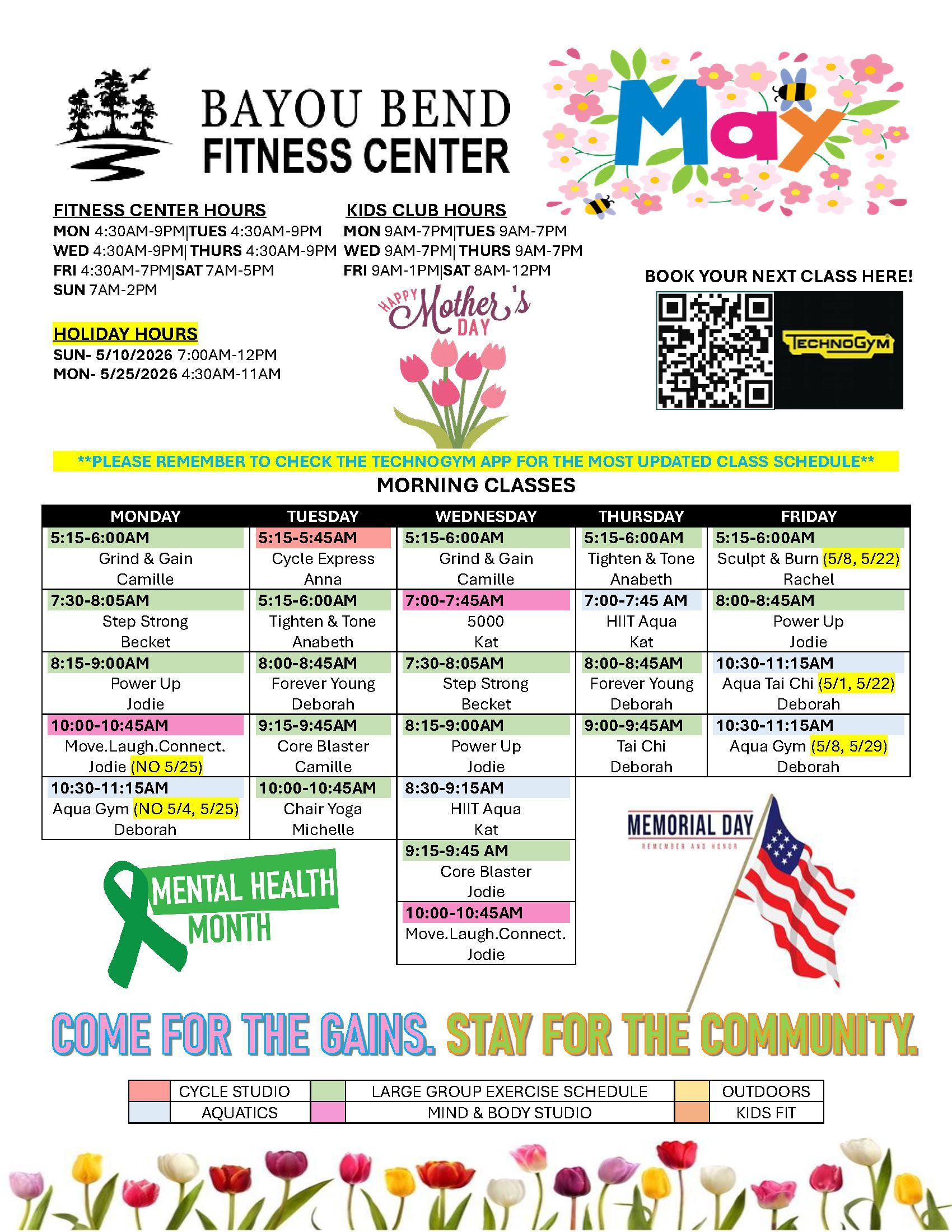 Fitness Programs/Classes | Bayou Bend Health Clinics