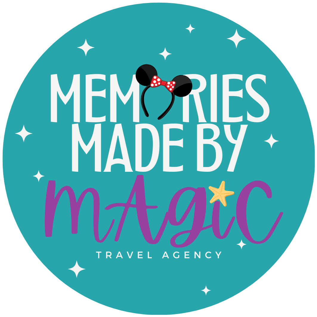 the logo for memories made by magic travel agency