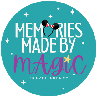 the logo for memories made by magic travel agency