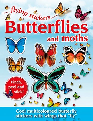 flying stickers butterflies and moths cool multicoloured butterfly stickers with wings that fly