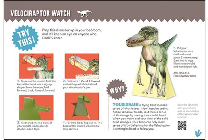 instructions on how to make a velociraptor watch