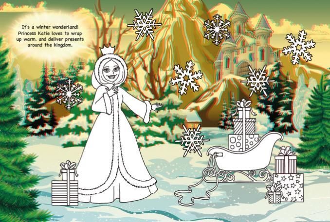 Princess Colouring in 3D