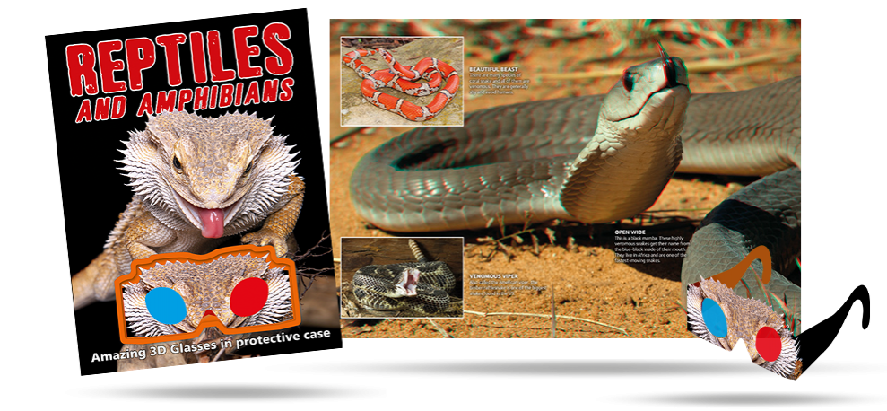 Reptiles and Amphibians in 3D