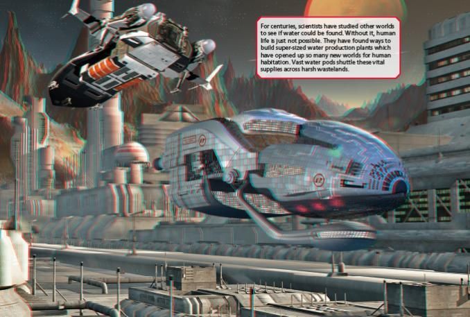 Science Fiction Sticker Scene