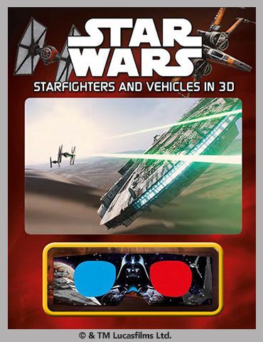 a poster for star wars starfighters and vehicles in 3d .