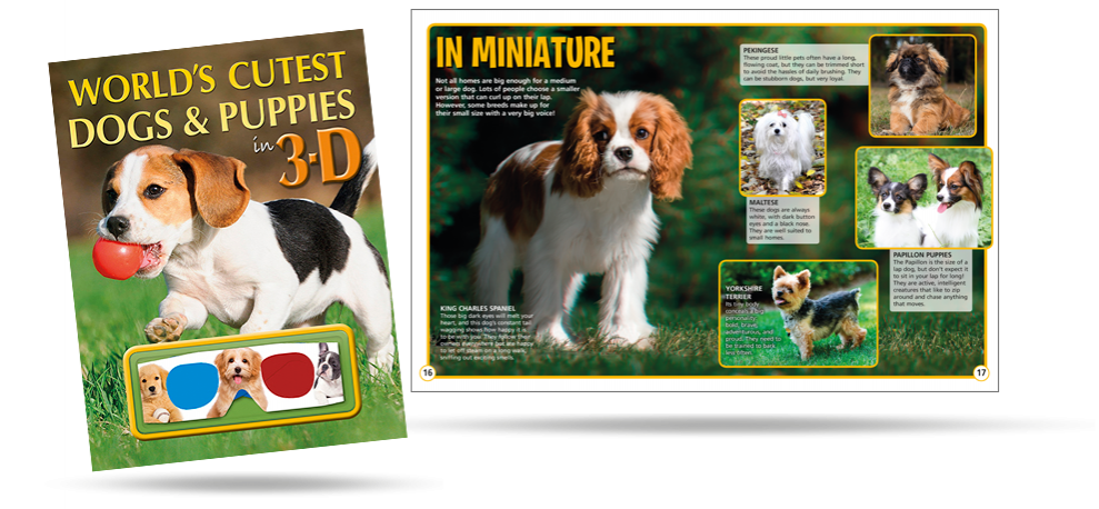 World's Cutest 3D Dogs and Puppies 2