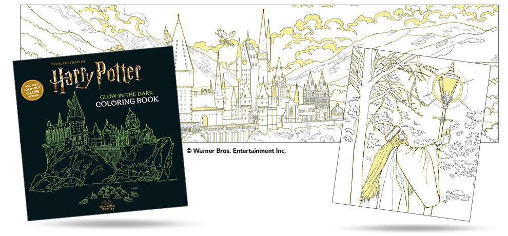 Harry Potter - Glow in the Dark Colouring