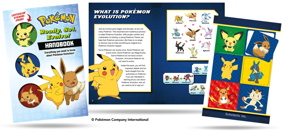 Pokémon Handbook - Lenticular Stickers