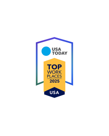 photo of top workplaces logo for USA Today