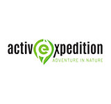 The logo for active expedition adventure in nature.