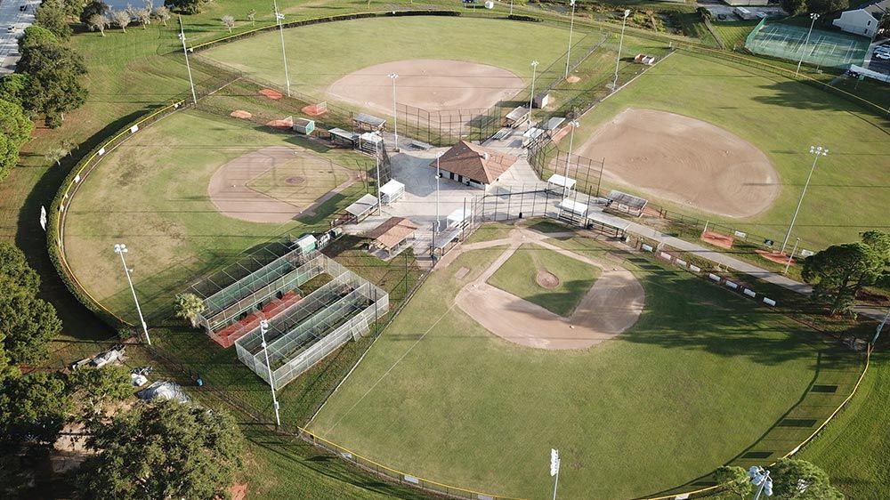 Empty Baseball Complex