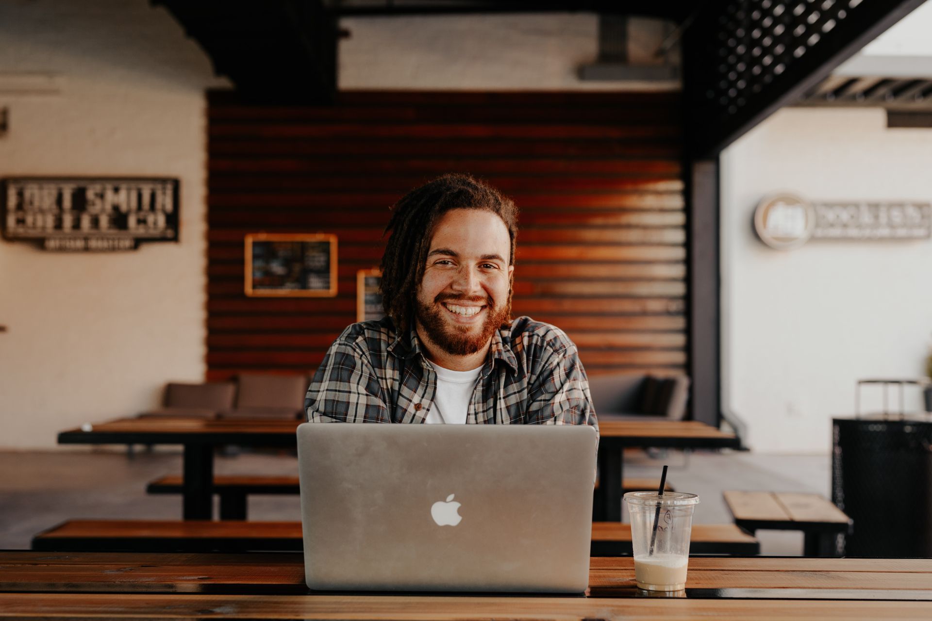 Happy Guy Laptop