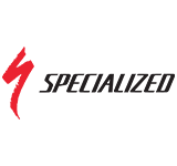 A specialized logo with a red s on a white background.