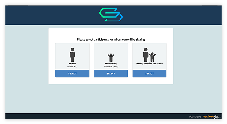 Waiversign Flow Landing Page