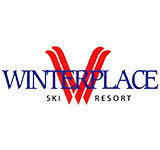 A logo for a ski resort called winterplace ski resort.
