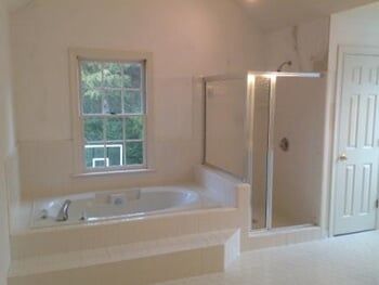 Before Look Of Bathroom — Charlotte, NC — Santi Designs
