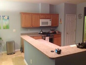 Kitchen Cabinet Before — Charlotte, NC — Santi Designs