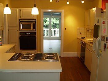 Simple Kitchen Before — Charlotte, NC — Santi Designs