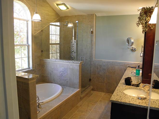 Elegant Bathroom — Charlotte, NC — Santi Designs