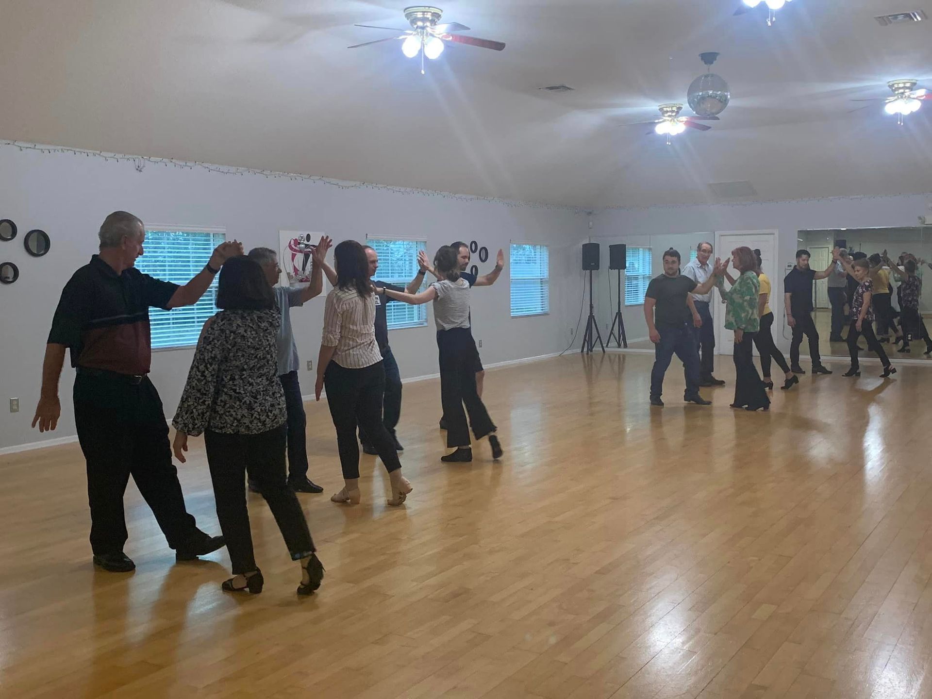 Dance Class in Room — Tampa, FL — The Hive Ballroom Dance
