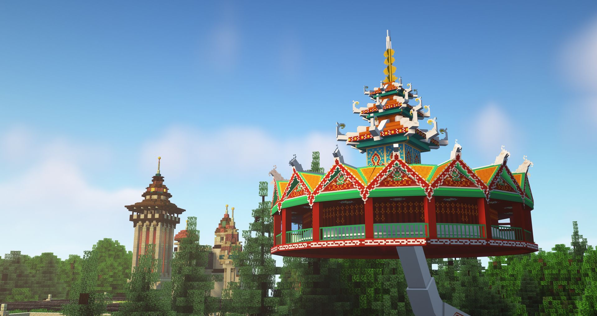 Pagode in Minecraft