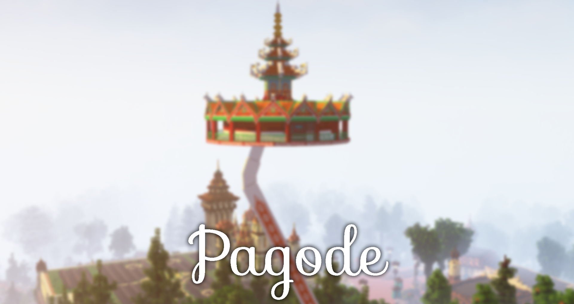 Pagode in SprookjesCraft