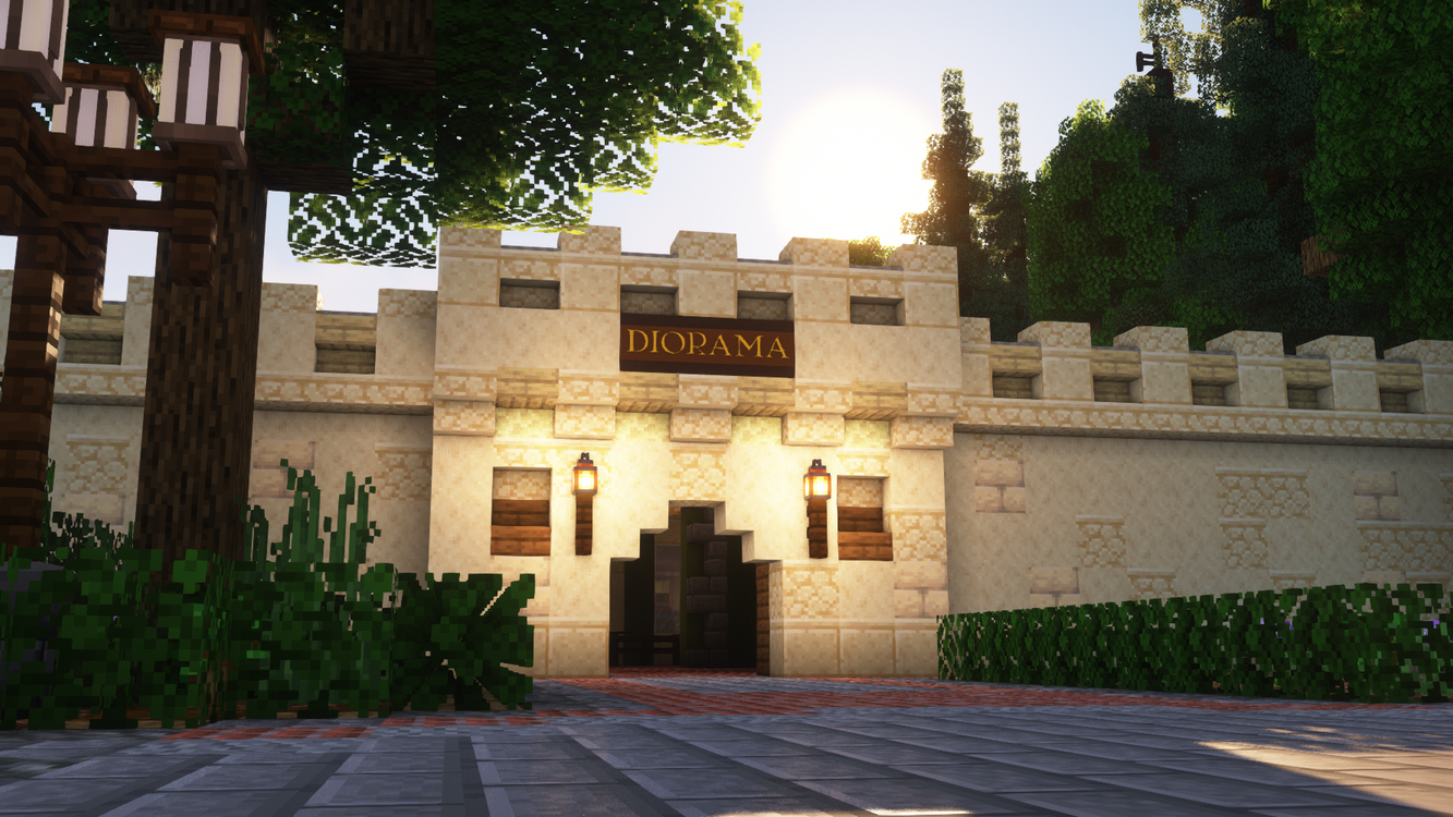Diorama in Minecraft