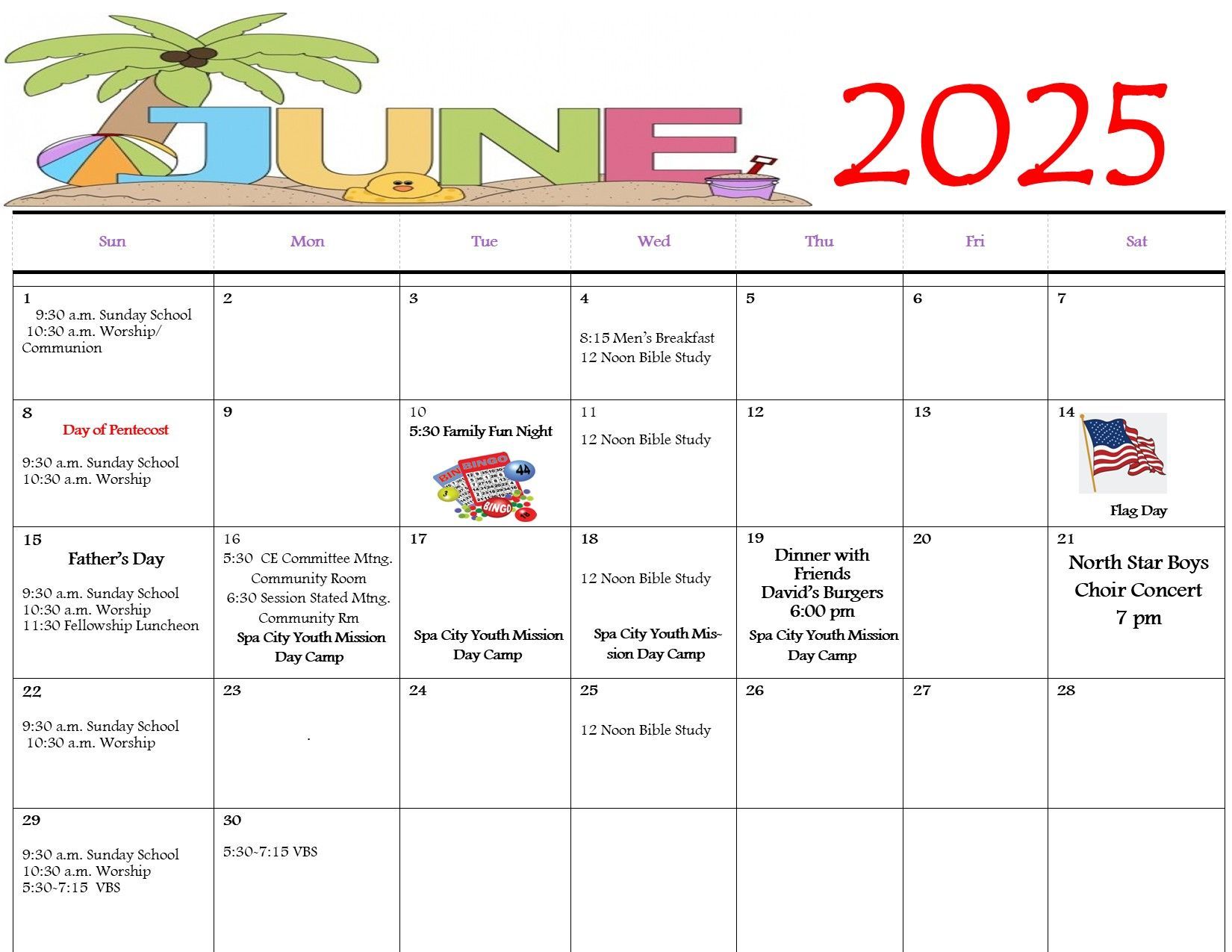 Monthly Calendar