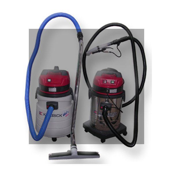 two industrial vacuum cleaners