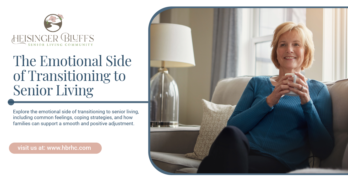 A senior drinking a cup of tea while sitting on a couch