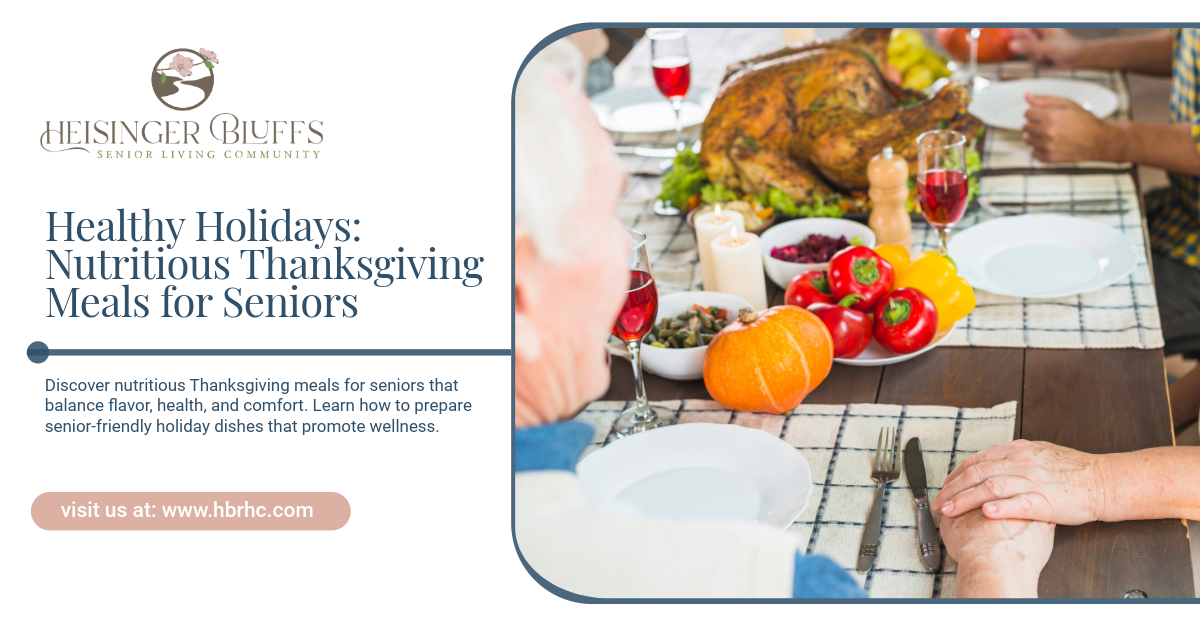 Thanksgiving table with turkey and healthy meal options