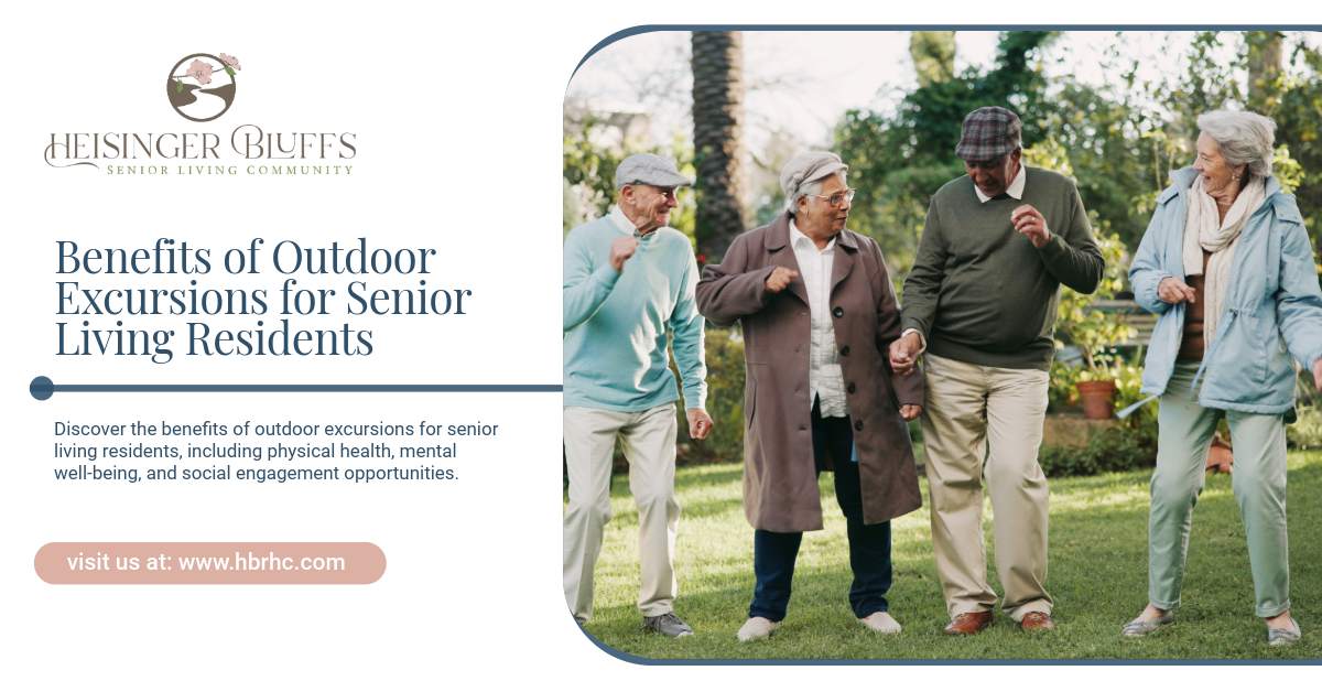 Group of seniors dancing outdoors in a garden