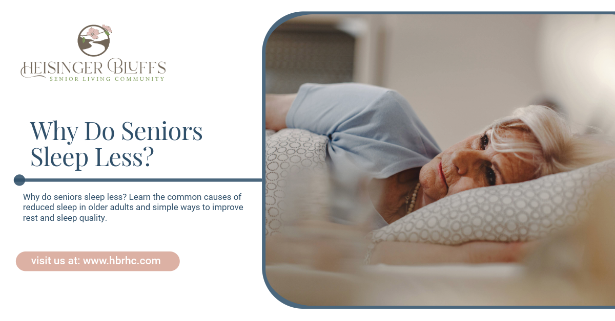 An elderly woman is lying in bed, having a hard time falling asleep.