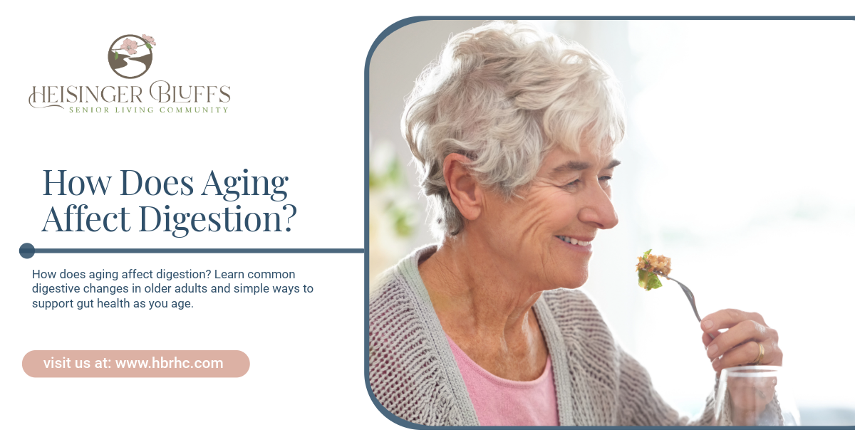An elderly woman eating.