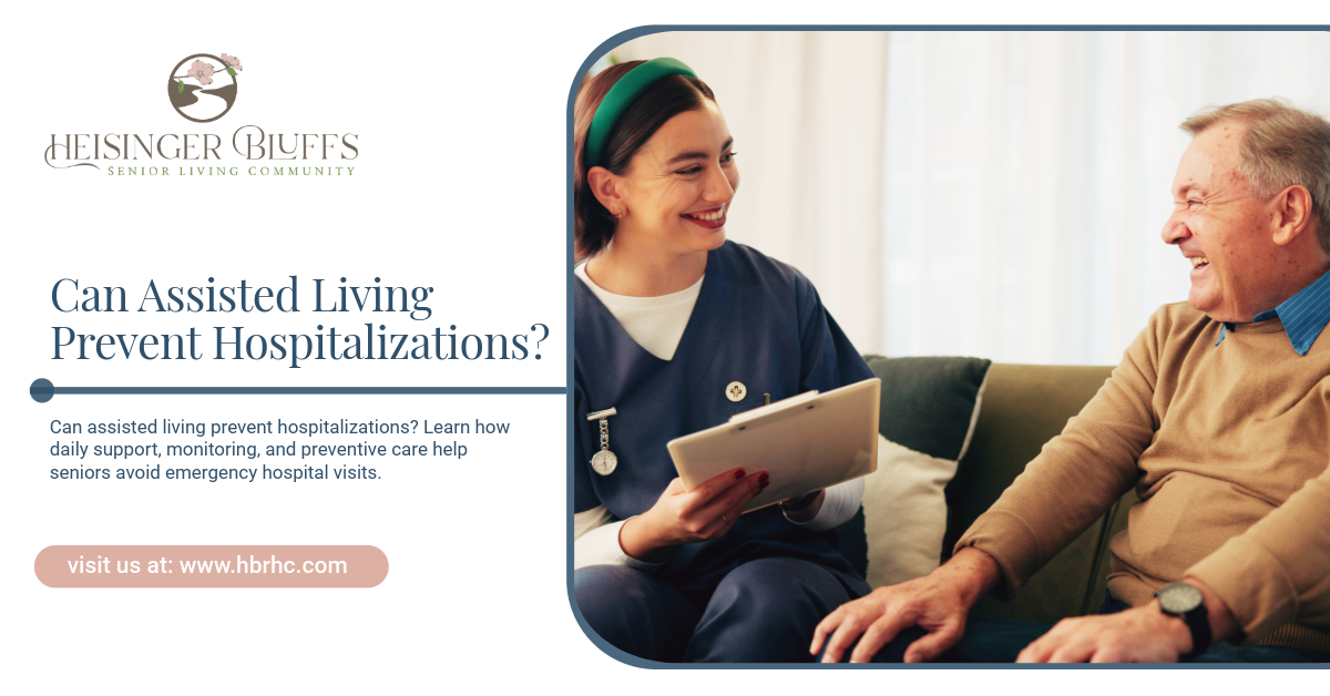 An assisted living resident is talking to a caregiver holding a clipboard