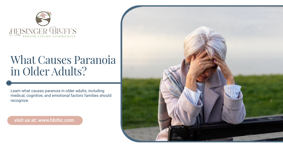 Older adult with hands on face, looking distressed. 