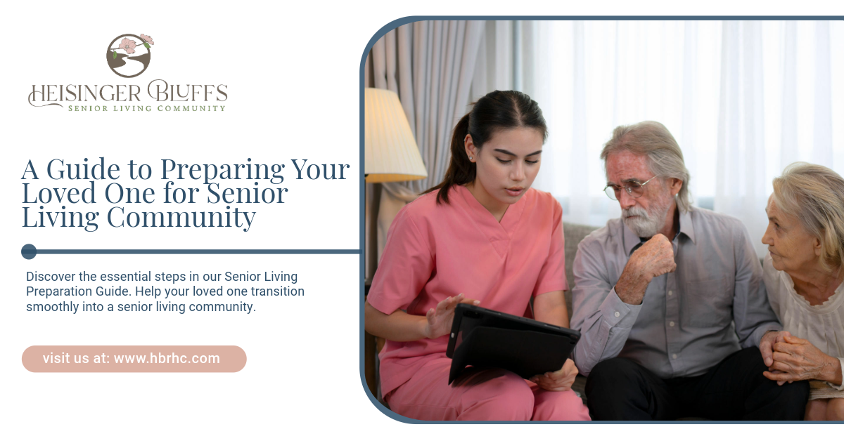A nurse showing a tablet to an elderly couple