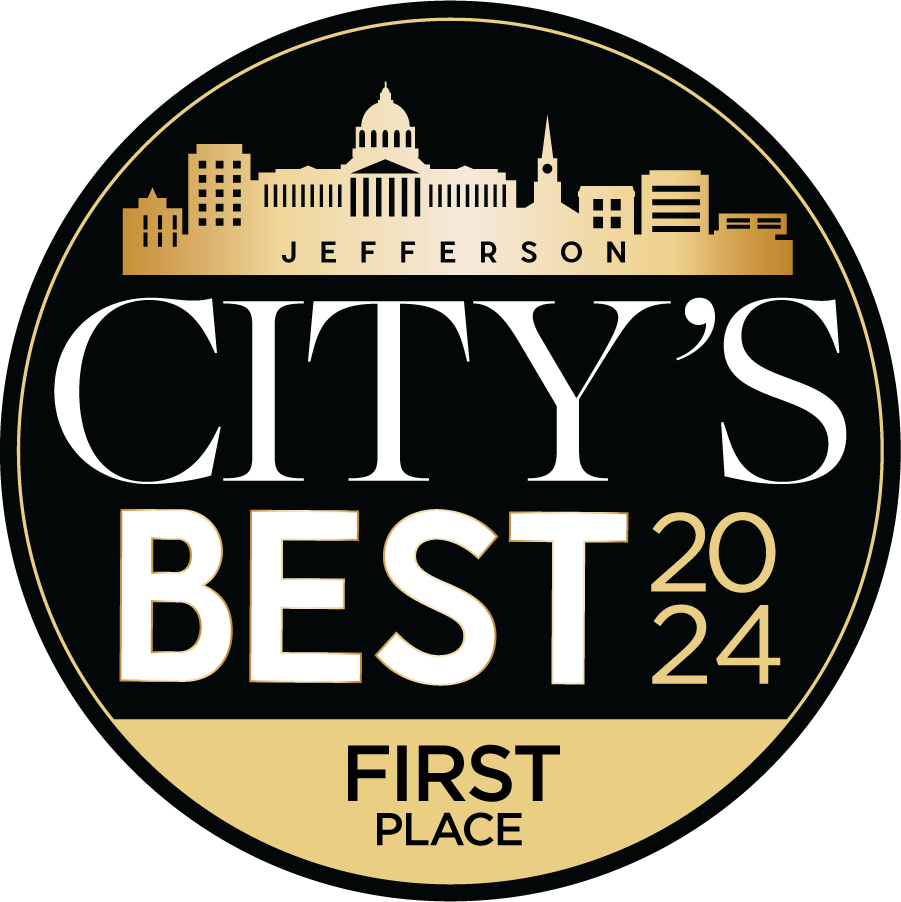Jefferson City's Best first place award badge