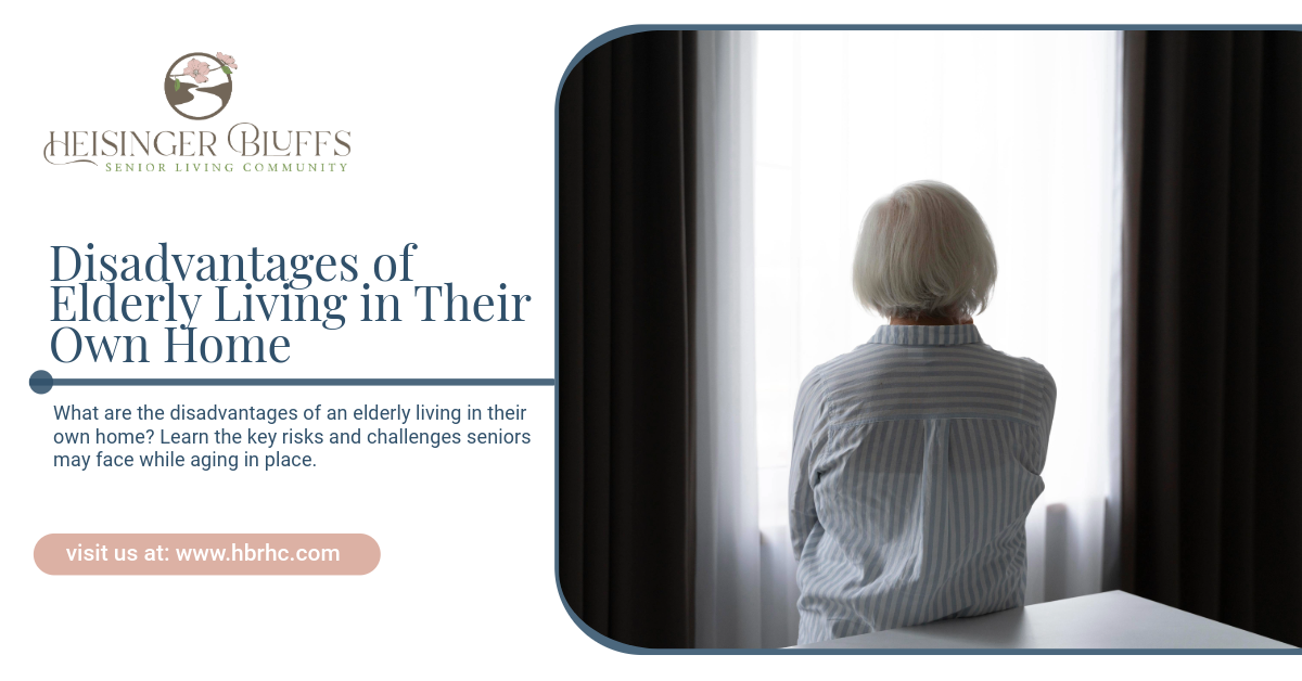 What are the disadvantages of an elderly living in their own home? Learn the key risks and challenge