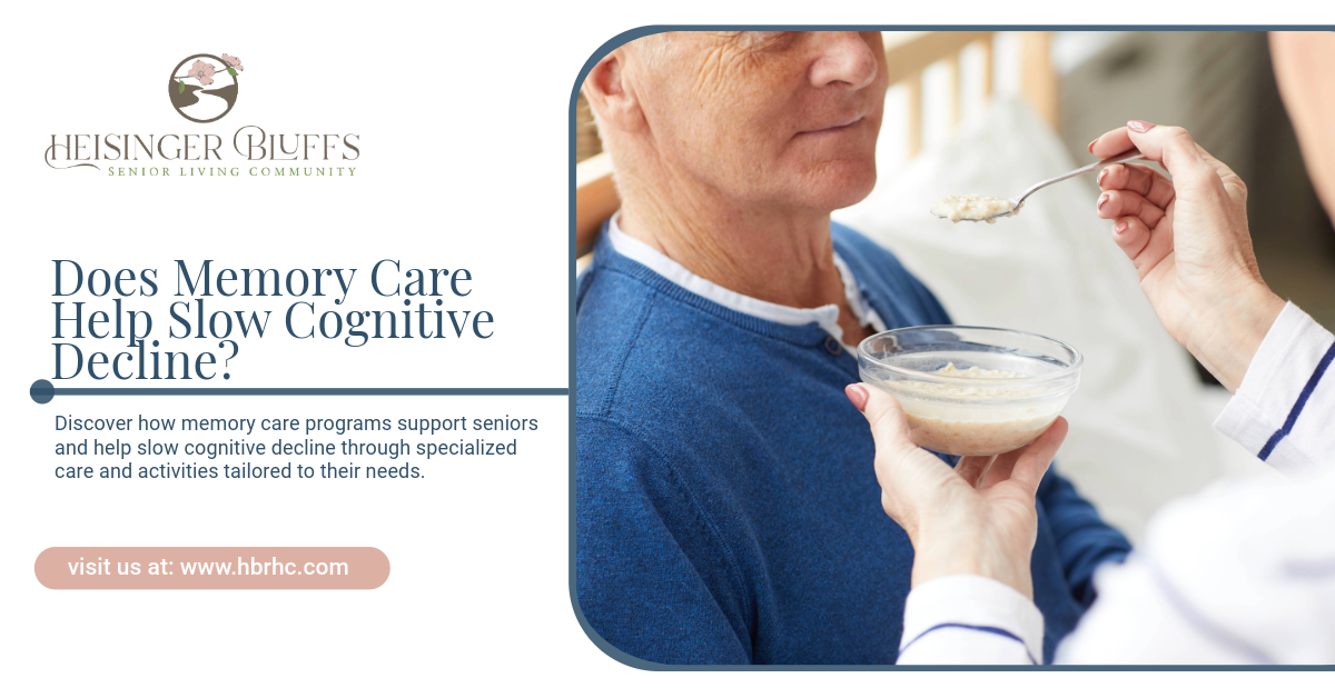 A caregiver is feeding a dementia patient a bowl of oatmeal