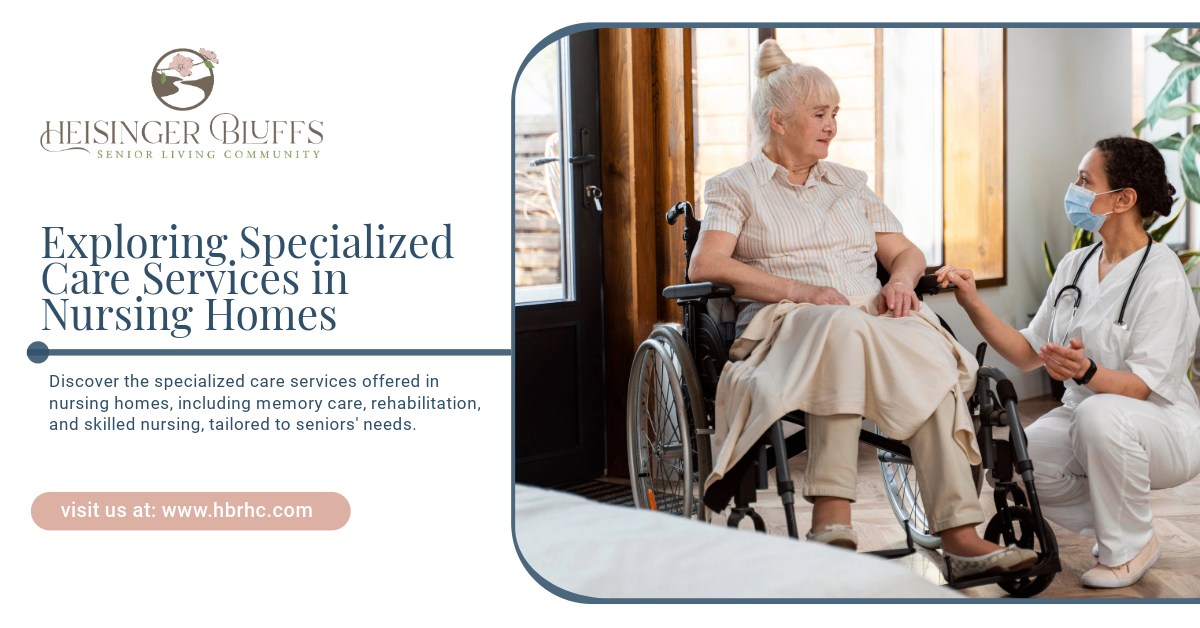 A nurse is talking to an elderly woman in a wheelchair.