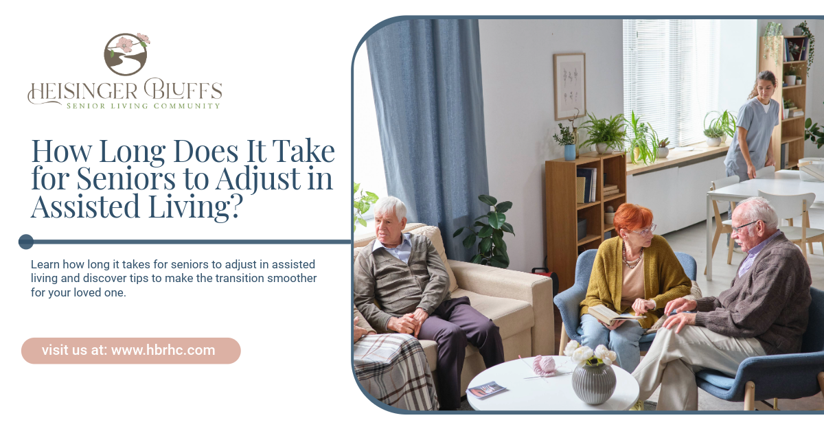 Elderly people in an assisted living setting